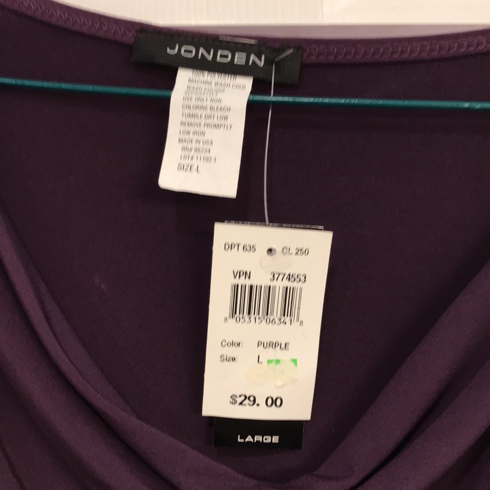 Jonden purple dressy shirt size large. - Picture 4 of 4